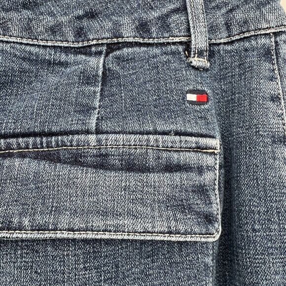 Vintage Y2K Tommy Hilfiger Blue Denim Maxi Jean Skirt‎ Women 10 - Picture 3 of 5